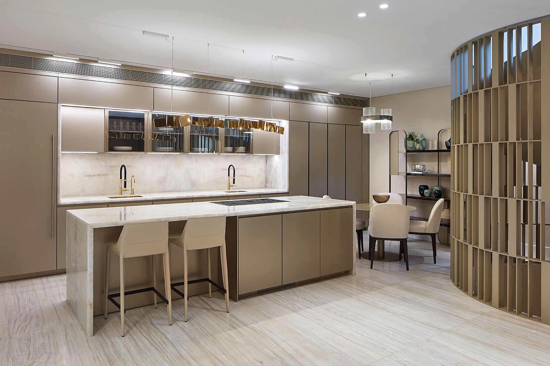 A luxury kitchen.